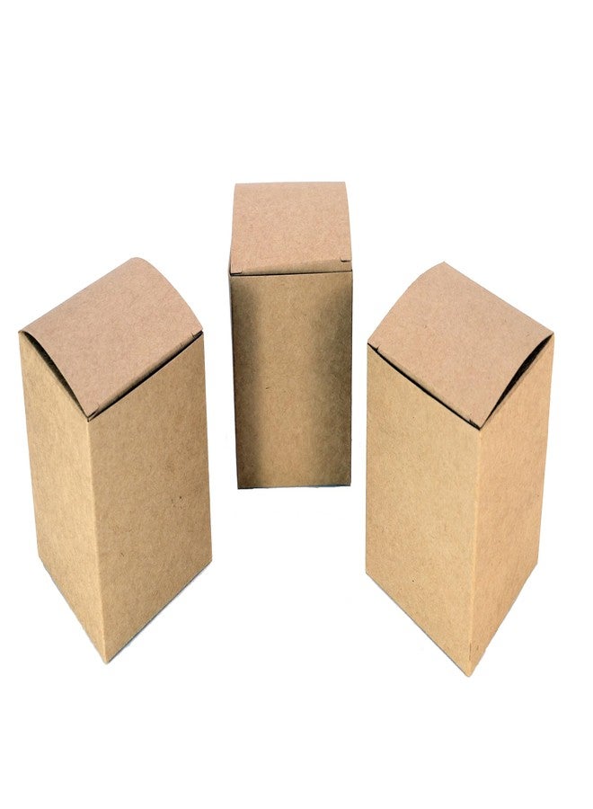Oletx 25 Pcs Brown Paper Gift Boxes, Small Candy Treat Boxes Bulk, 3x3x3 inch Gift Box with Lids for Party Favors, Birthday Gifts, Wedding Gifts - Image 5